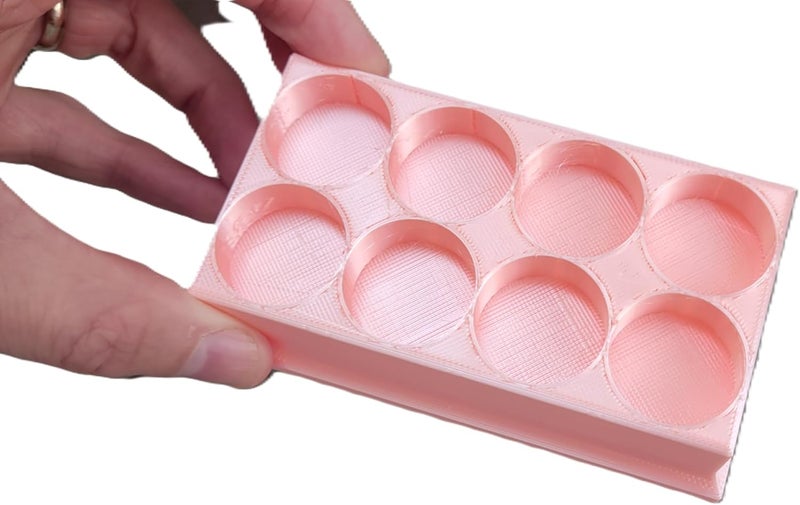 Znet3D Eye Drop Bottles Organizer & Storage – 8-Slot Holder (Pink) - Image 5
